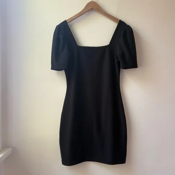Club Monaco Black Square-Neck Dress​ - Picture 9 of 11